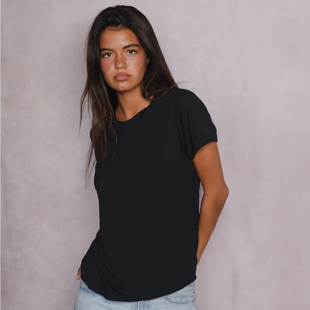 Skatie Bestie Tee Jersey in Black